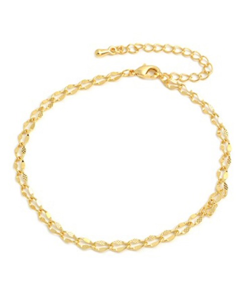 Ree&Mee（リーアンドミー）の「Ree＆Mee アンクレット チェーンアクセ シンプル デザイン アジャスター調節付き（アンクレット・レディース・B/A/D/C/F/E・FREE）」の22枚目の写真