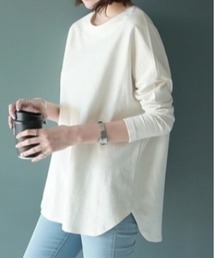 Coo+i(クーイ)のサイドスリットカットソー(Tシャツ/カットソー)