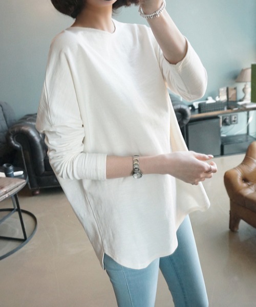 【セール/30%OFF】ottilie オティーリエ サイドスリットカットソー 251207 レディース【SALE】【返品・交換不可】 セール/30%OFF】ottilie オティーリエ サイドスリットカットソー