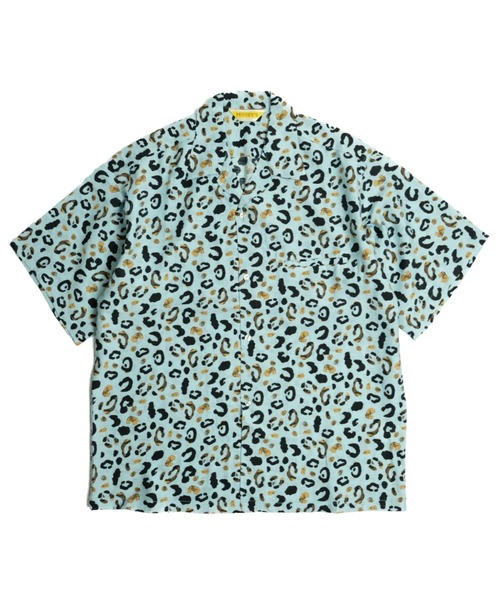 PENNEYS(ぺニーズ)の「PENNEY'S / ペニーズ PENNYS LEOPARD SHIRTS(シャツ/ブラウス)」|サックスブルー