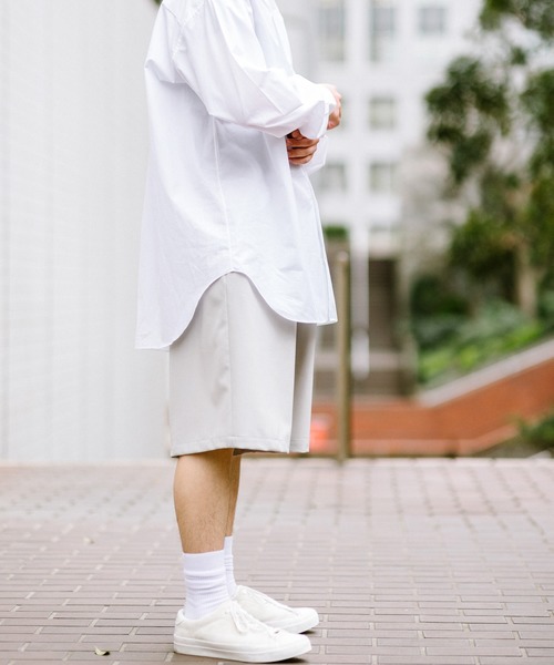 ADAM ET ROPE'（アダムエロペ）の「【CARREMAN】ワイドハーフスラックス〈WEB・一部店舗限定〉（その他パンツ・メンズ・グレー系その他/ブラック/イエロー系その他3・M/L）」の6枚目の写真