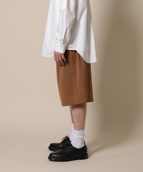 ADAM ET ROPE'（アダムエロペ）の「【CARREMAN】ワイドハーフスラックス〈WEB・一部店舗限定〉（その他パンツ・メンズ・グレー系その他/ブラック/イエロー系その他3・M/L）」の16枚目の写真