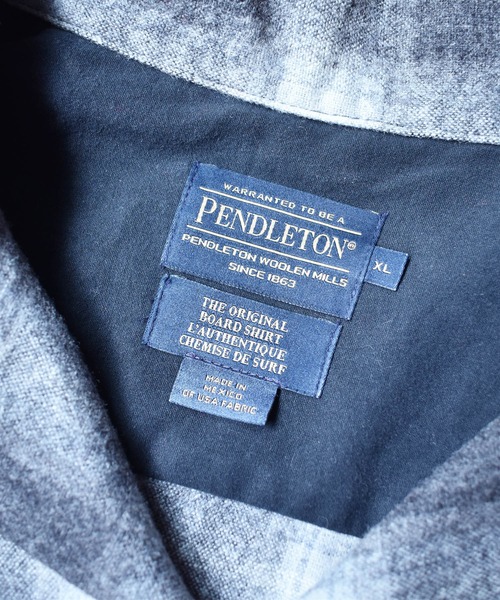 PENDLETON(ペンドルトン)の「【ヴィンテージ古着】PENDLETON/ペンドルトン ウール チェックシャツ(シャツ/ブラウス・メンズ・ブラック・X-LARGE)」の3枚目の写真