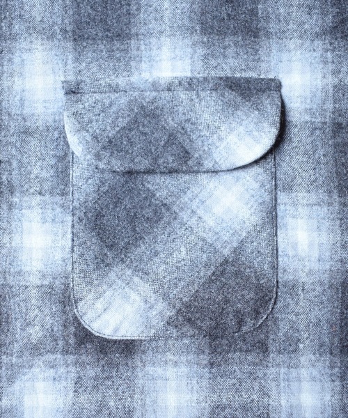 PENDLETON(ペンドルトン)の「【ヴィンテージ古着】PENDLETON/ペンドルトン ウール チェックシャツ(シャツ/ブラウス・メンズ・ブラック・X-LARGE)」の4枚目の写真