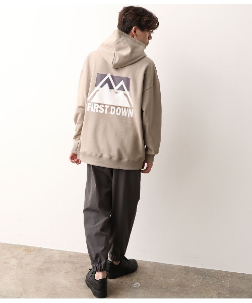 FIRST DOWN（ファーストダウン）の「【FIRST DOWN×JUNRed別注】プルパーカー（パーカー・メンズ・ホワイト/ブラック/ベージュ・M/L）」の8枚目の写真