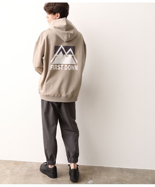 FIRST DOWN（ファーストダウン）の「【FIRST DOWN×JUNRed別注】プルパーカー（パーカー・メンズ・ホワイト/ブラック/ベージュ・M/L）」の12枚目の写真