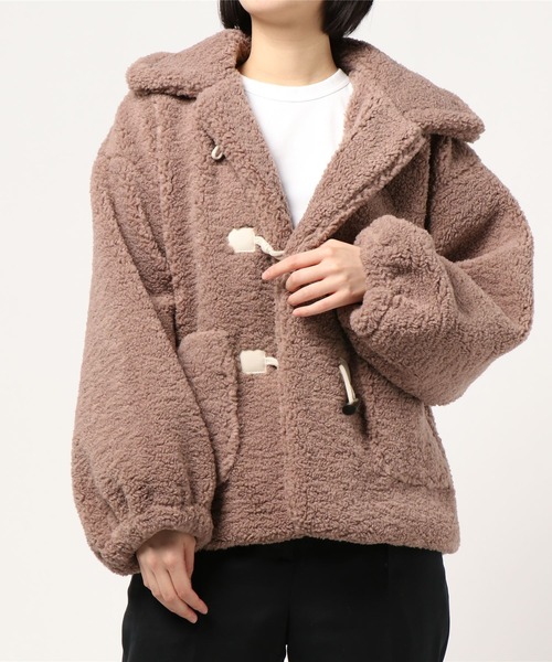 セール】【大きいサイズ】ボアダッフルコート【ZOZOTOWN限定アイテム