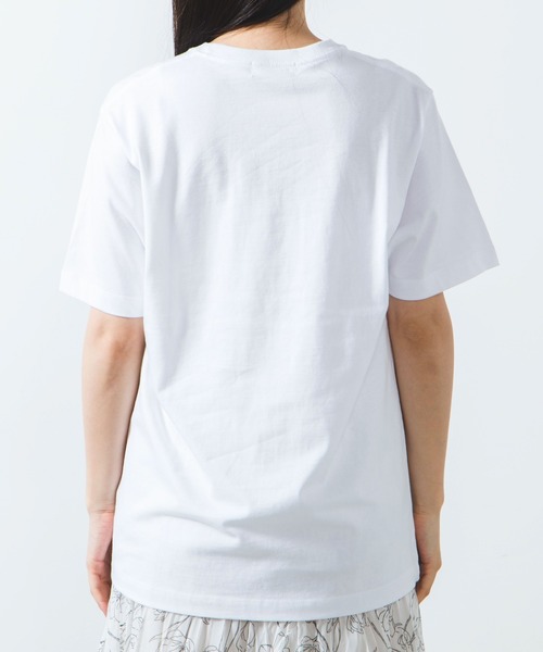 WEGO（ウィゴー）の「WEGO/カラーフォトプリントTシャツ（Tシャツ/カットソー・レディース・ホワイト/スミクロ・SMALL/MEDIUM/LARGE）」の12枚目の写真