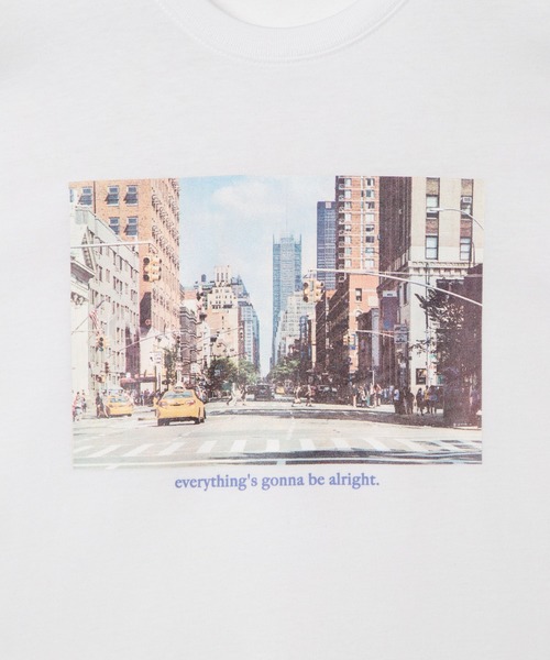 WEGO（ウィゴー）の「WEGO/カラーフォトプリントTシャツ（Tシャツ/カットソー・レディース・ホワイト/スミクロ・SMALL/MEDIUM/LARGE）」の11枚目の写真