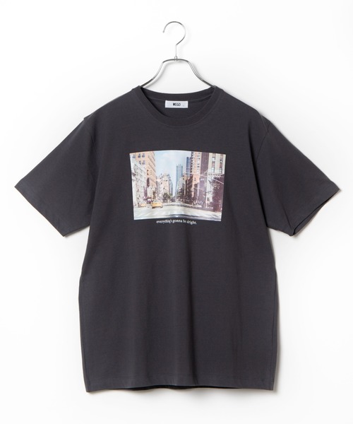 WEGO（ウィゴー）の「WEGO/カラーフォトプリントTシャツ（Tシャツ/カットソー・レディース・ホワイト/スミクロ・SMALL/MEDIUM/LARGE）」の8枚目の写真