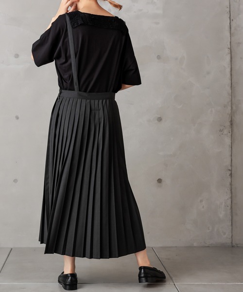 PUAL CE CIN（ピュアルセシン）の「シルケット衿レースT（Tシャツ/カットソー・レディース・ベージュ/ブラック/グレー・FREE）」の22枚目の写真