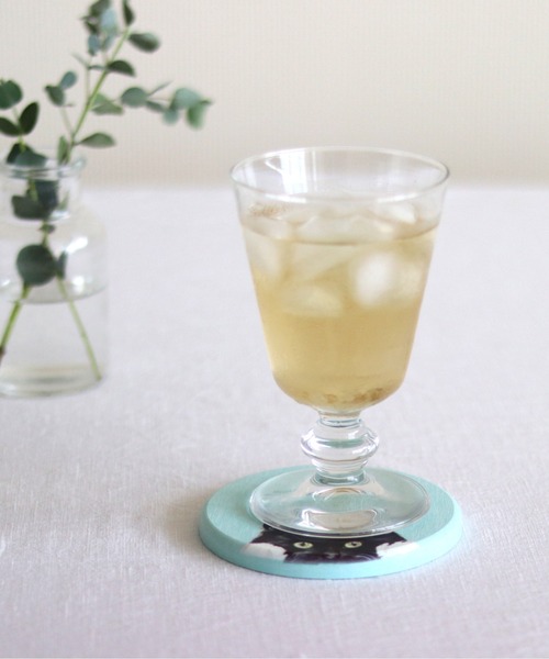 京楽春水コースター2枚セット ジュビリー Jubilee 珪藻土コースター 2枚セット 名画デザイン