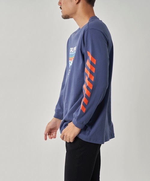 Ocean Pacific(オーシャンパシフィック)の「【OP/オーピー】プリントロングTシャツ / ユニセックス 長袖 サーフカジュアル(Tシャツ/カットソー・メンズ・ホワイト/ネイビー・MEDIUM/LARGE/X-LARGE)」の8枚目の写真