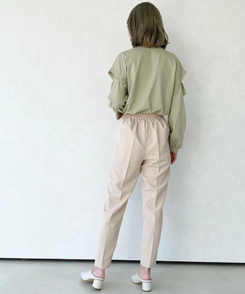 VANNIE U(ヴァニーユー)の「チラロゴロンT(Tシャツ/カットソー・レディース・ライトグリーン/ホワイト/ベージュ/ブラック・FREE)」の15枚目の写真