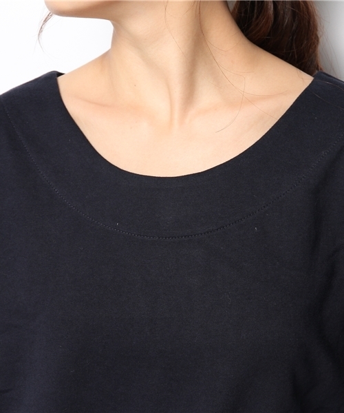 mystic（ミスティック）の「サイドZIP切替プルオーバー（ニット/セーター・レディース・ネイビー/ブラック/オフホワイト/グレー・ﾌﾘ-）」の8枚目の写真