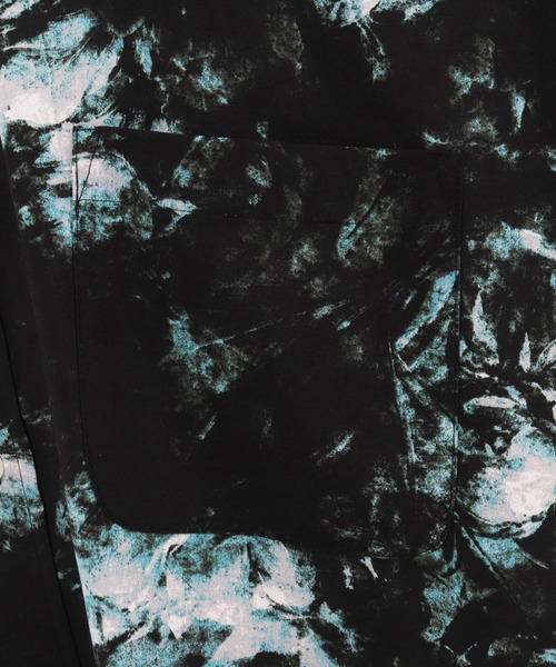 ANGENEHM(アンゲネーム)の「ms4536-Dark Flower Over Size Long Sleeve Shirts (MADE IN JAPAN) シャツ(シャツ/ブラウス・メンズ・グレー/ブルー・S/M/L)」の14枚目の写真