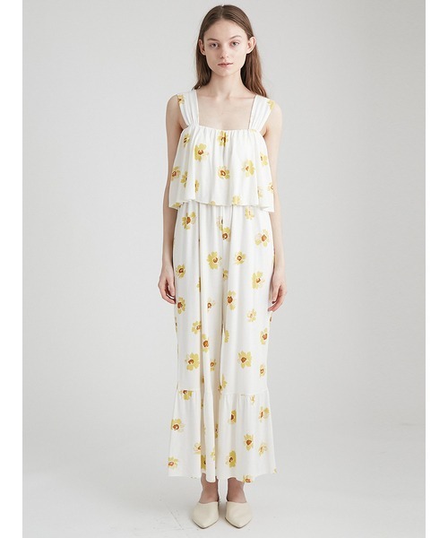 ペイントフラワーオールインワン ルームウェア パジャマ Gelato Pique ジェラートピケ のファッション通販 Zozotown