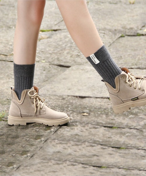 aimoha（アイモハ）の「かわいい  綿丈夫シンプルな靴下（ソックス/靴下・レディース・ホワイト/ブルー/ベージュ/ブラック/ダークグレー/グレー/カーキ/パープル/レッド/イエロー/ホワイト系その他/イエロー系その他/レッド系その他/ホワイト系その他3/ブルー系その他/パープル系その他/グレー系その他/ブラック系その他/グリーン系その他/ベージュ系その他/ホワイト系その他2/グレー系その他2/チョコ・FREE）」の9枚目の写真