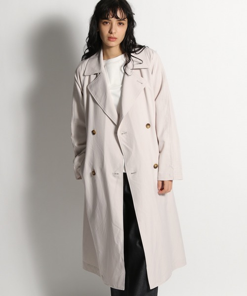 niko and（ニコアンド）の「EcoVero(エコヴェロ)トレンチコート