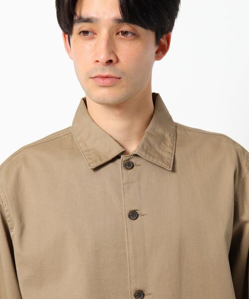 THE SHOP TK （ザ ショップ ティーケー ）の「◆【撥水】ショートトレンチブルゾン（ブルゾン・メンズ・ベージュ/ネイビー・02/03/04）」の12枚目の写真