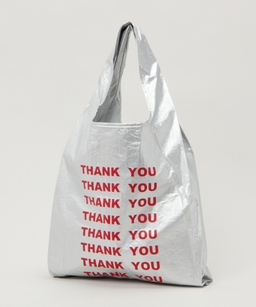RAGEBLUE（レイジブルー）の「＜ユニセックス＞THANK YOUエコバッグ（エコバッグ/サブバッグ・レディース・グリーン系その他/ブルー系その他/グレー系その他/その他21・FREE）」の3枚目の写真