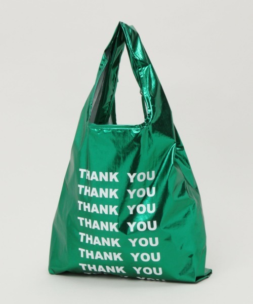 RAGEBLUE（レイジブルー）の「＜ユニセックス＞THANK YOUエコバッグ（エコバッグ/サブバッグ・レディース・グリーン系その他/ブルー系その他/グレー系その他/その他21・FREE）」の4枚目の写真