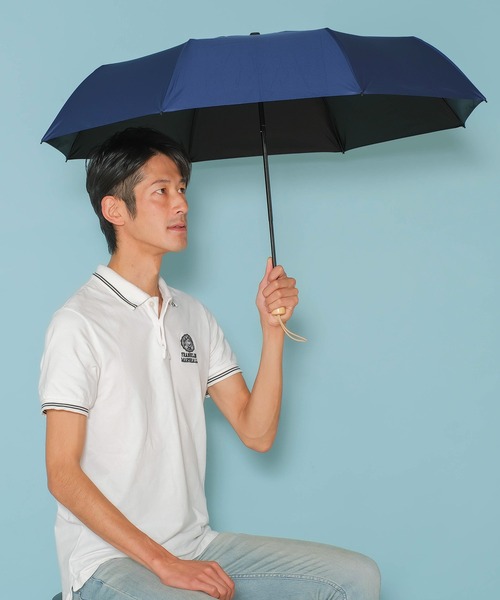VitaFelice(ヴィータフェリーチェ)の「晴雨兼用 UVカット 折りたたみ日傘 遮光率100%・UV遮蔽率99.9%以上(折りたたみ傘・レディース・ピンク/グレー/ネイビー/オリーブ/ブラック/ブルー/ライム/サンドベージュ/ミント・FREE)」の7枚目の写真