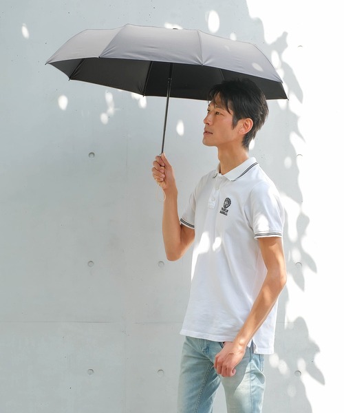 VitaFelice(ヴィータフェリーチェ)の「晴雨兼用 UVカット 折りたたみ日傘 遮光率100%・UV遮蔽率99.9%以上(折りたたみ傘・レディース・ピンク/グレー/ネイビー/オリーブ/ブラック/ブルー/ライム/サンドベージュ/ミント・FREE)」の13枚目の写真