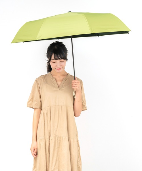 VitaFelice(ヴィータフェリーチェ)の「晴雨兼用 UVカット 折りたたみ日傘 遮光率100%・UV遮蔽率99.9%以上(折りたたみ傘・レディース・ピンク/グレー/ネイビー/オリーブ/ブラック/ブルー/ライム/サンドベージュ/ミント・FREE)」の18枚目の写真
