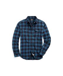 RRL ダブルアールエル プラッド ブラッシュド ワークシャツ フラップポケット RRL ダブルアールエル プラッド ブラッシュド ワークシャツ フラップ