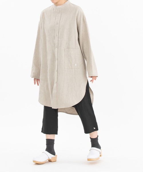 chanvre nop de nod(シャンブルノップドゥノッド)の「chanvre8分丈サルエルパンツ(その他パンツ・レディース・ブラック/ブルー/ダークブルー/キナリ・9)」の10枚目の写真