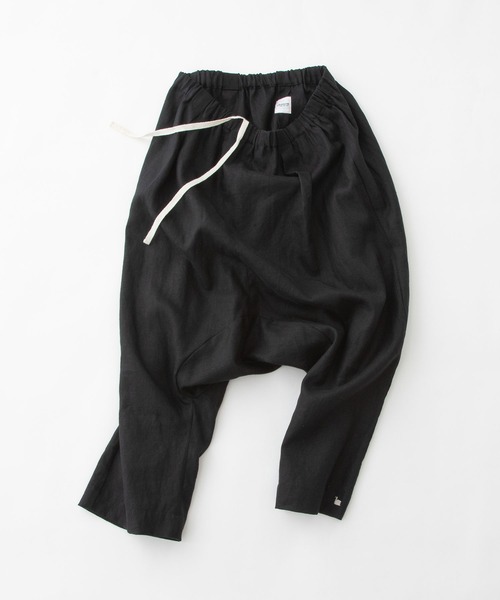 chanvre nop de nod(シャンブルノップドゥノッド)の「chanvre8分丈サルエルパンツ(その他パンツ・レディース・ブラック/ブルー/ダークブルー/キナリ・9)」の22枚目の写真