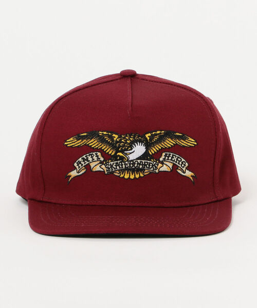 BEAMS（ビームス）の「ANTI HERO / Basic Eagle Snap Back Cap Red（キャップ・メンズ・ワイン・ONE SIZE）」の2枚目の写真