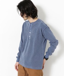 URBAN RESEARCH Sonny Label | ピグメントワッフルヘンリーロンTシャツ(Tシャツ/カットソー)