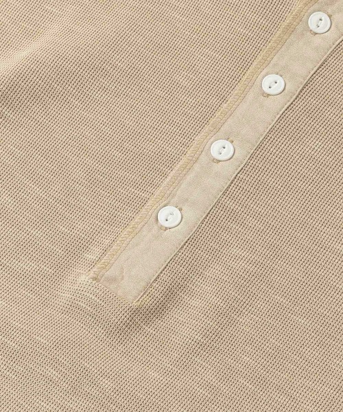 URBAN RESEARCH Sonny Label(アーバンリサーチサニーレーベル)の「ピグメントワッフルヘンリーロングスリーブTシャツ(Tシャツ/カットソー・メンズ・ネイビー/ベージュ/オフホワイト・MEDIUM/LARGE)」の20枚目の写真