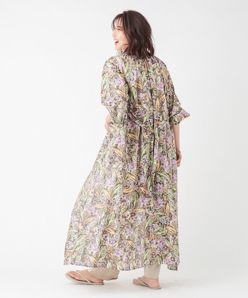 RIVE DROITE（リヴドロワ）の「ワイルドガーデン2WAYカシュクールワンピース（ワンピース・レディース・ピンク/グリーン・FREE）」の5枚目の写真