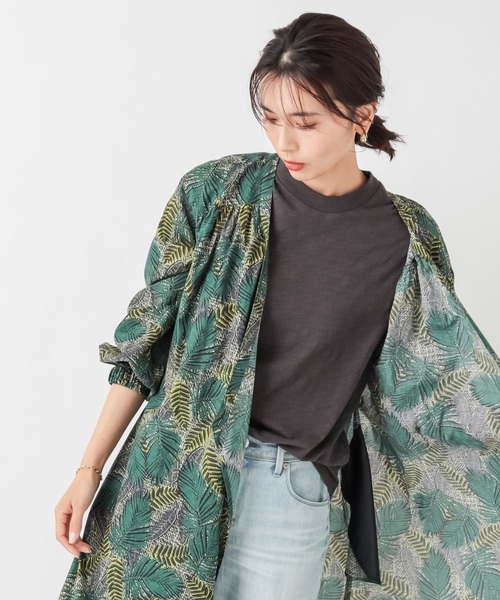 RIVE DROITE（リヴドロワ）の「ワイルドガーデン2WAYカシュクールワンピース（ワンピース・レディース・ピンク/グリーン・FREE）」の12枚目の写真