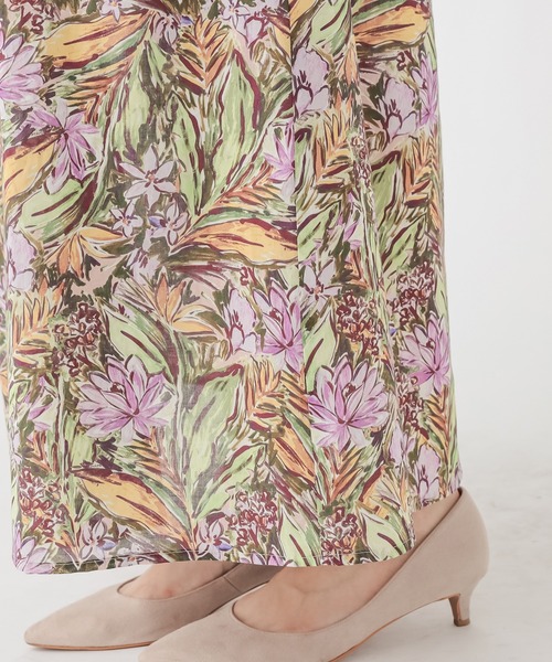 RIVE DROITE（リヴドロワ）の「ワイルドガーデン2WAYカシュクールワンピース（ワンピース・レディース・ピンク/グリーン・FREE）」の15枚目の写真