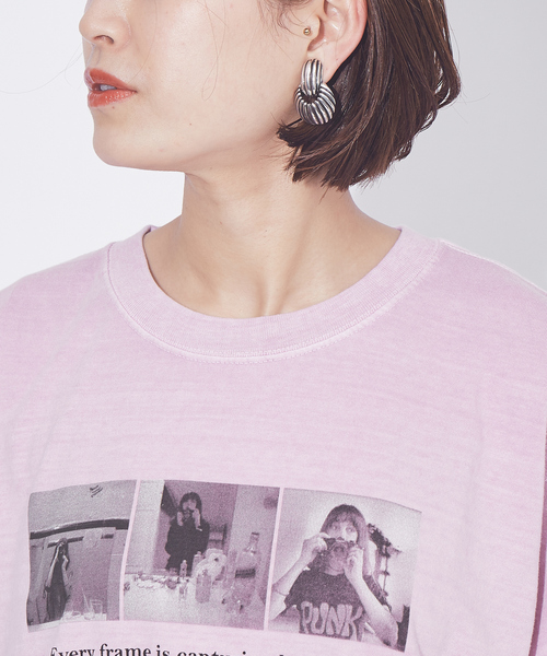 GOOD ROCK SPEED（グッドロックスピード）の「【WEB限定】【GOOD ROCK SPEED】別注フォトTシャツ（Tシャツ/カットソー・レディース・ピンク・フリー）」の7枚目の写真