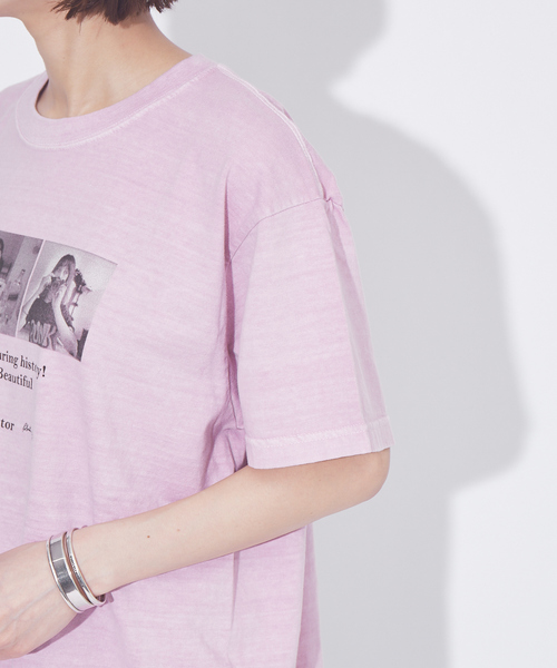 GOOD ROCK SPEED（グッドロックスピード）の「【WEB限定】【GOOD ROCK SPEED】別注フォトTシャツ（Tシャツ/カットソー・レディース・ピンク・フリー）」の8枚目の写真