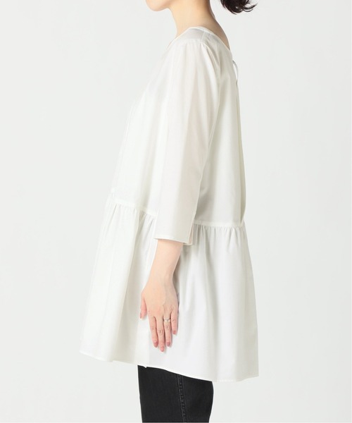 Spick & Span（スピックアンドスパン）の「＃コットンポプリンチュニックブラウス◆（シャツ/ブラウス・レディース・サックスブルー/ホワイト・FREE）」の19枚目の写真