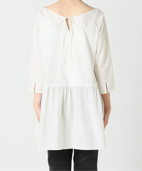 Spick & Span（スピックアンドスパン）の「＃コットンポプリンチュニックブラウス◆（シャツ/ブラウス・レディース・サックスブルー/ホワイト・FREE）」の20枚目の写真