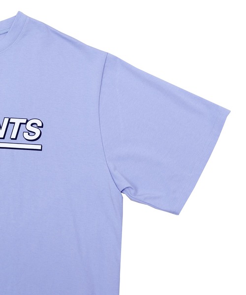 Figments（フィグメンツ）の「再構築ロゴT（Tシャツ/カットソー・レディース・グレー/サックスブルー・SMALL/MEDIUM）」の6枚目の写真