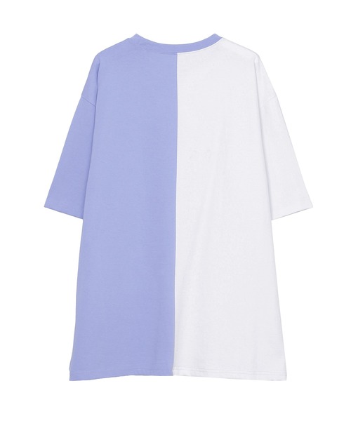 Figments（フィグメンツ）の「再構築ロゴT（Tシャツ/カットソー・レディース・グレー/サックスブルー・SMALL/MEDIUM）」の10枚目の写真