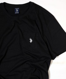 U.S. POLO ASSN.（ユーエスポロアッスン）の「U.S. POLO ASSN./ビッグシルエット ワンポイント刺繍 ポケットクルーネック 半袖Ｔシャツ 3902（Tシャツ/カットソー）」