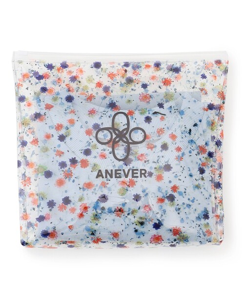 ANEVER(アンエバー)の「【SEDUM】洗える Tシャツ IN フラワーポーチ(Tシャツ/カットソー・レディース・ホワイト系/グリーン系/ブルー系/パープル系/オレンジ系・38/36)」の18枚目の写真