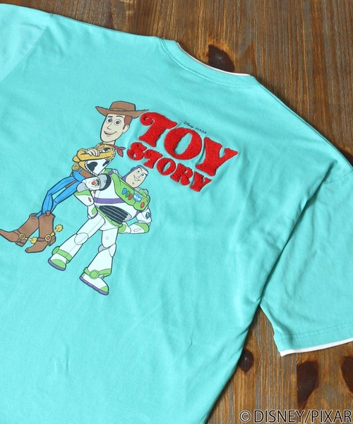 セール Monsters Inc モンスターズ インク Toy Storｙ トイ ストーリー バックプリントサガラワッペン刺繍tシャツ Tシャツ カットソー Disney ディズニー のファッション通販 Zozotown