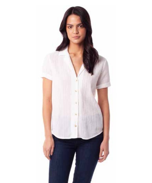 rhythm(リズム)の「【rhythm】NOUMEA SHIRT WHT(シャツ/ブラウス・レディース・ホワイト・SMALL/X-SMALL)」の1枚目の写真