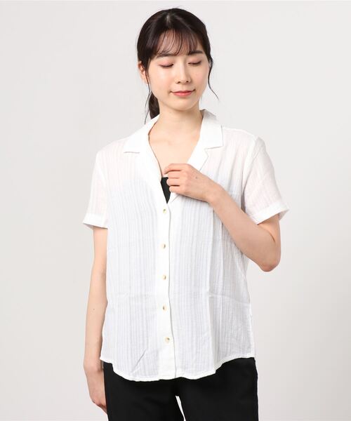 rhythm(リズム)の「【rhythm】NOUMEA SHIRT WHT(シャツ/ブラウス・レディース・ホワイト・SMALL/X-SMALL)」の4枚目の写真