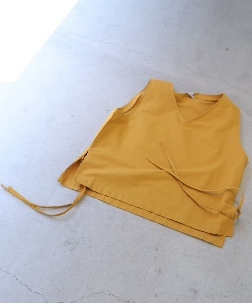 Toironier（トワロニエ）の「Toironier/トワロニエ/Lounge Vest/ラウンジベスト（ベスト・メンズ・ライトグリーン/ホワイト/ブラック/マスタード/ラベンダー・FREE）」の5枚目の写真